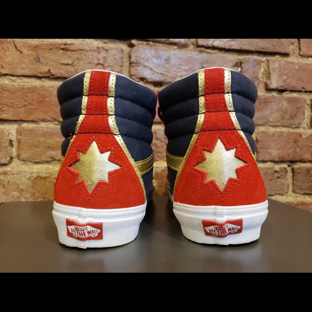 VANS x Marvel Captain Marvel Limited Edition SK8-Hi Tops Shoes